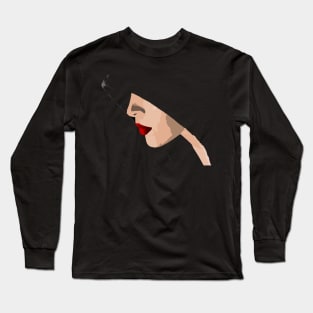 Mysterious girl face Long Sleeve T-Shirt